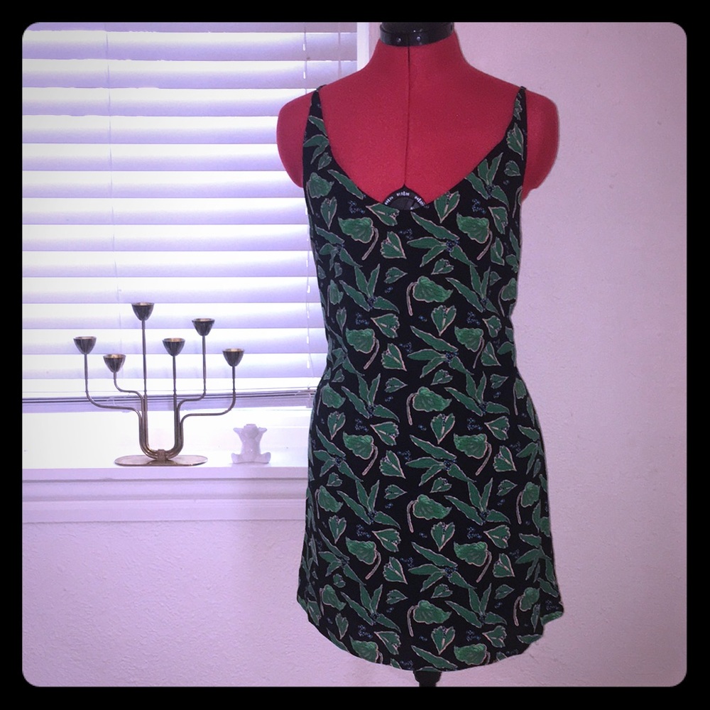 Urban Outfitters Leaf Shift Dress
